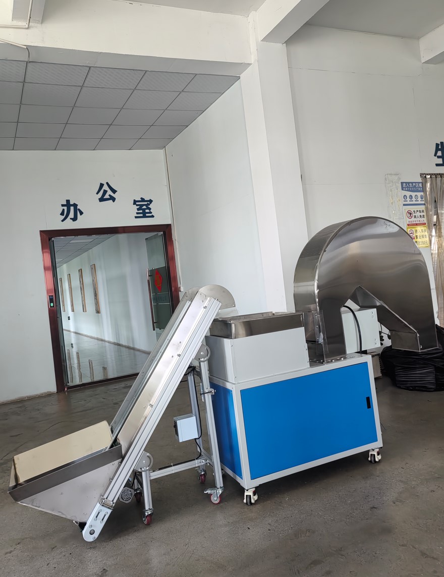 spin trim deflashing air blowing separator